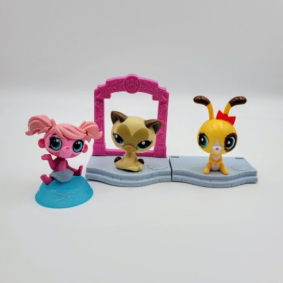 Happy Meal Littlest Pet Shop Buttercream Sunday Scout Kerry And Minka Mark Happy - Picture 2 of 10
